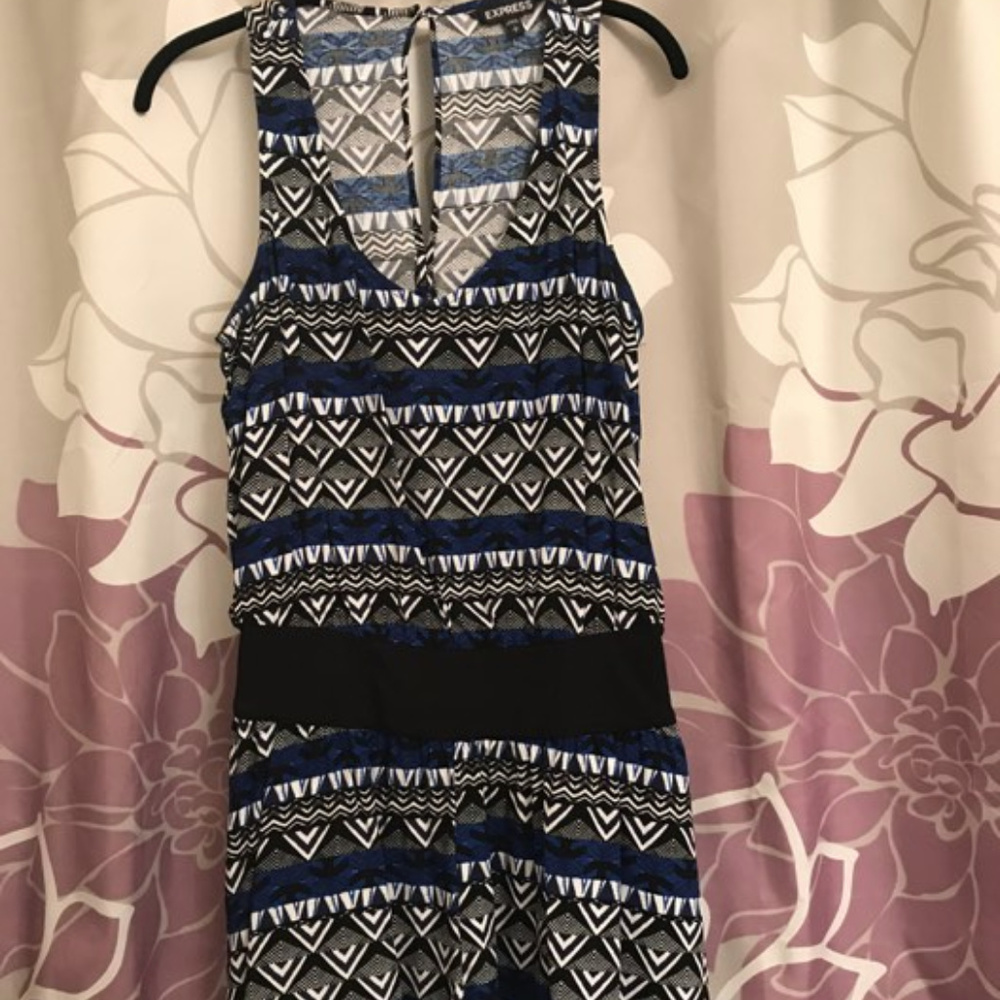 Blue Aztec Express Romper